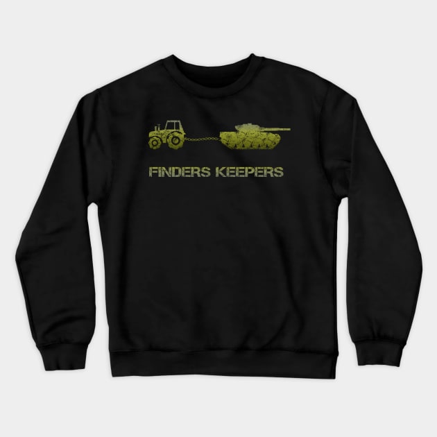 Finders Keepers Ukrainian Tractor Crewneck Sweatshirt by Scar